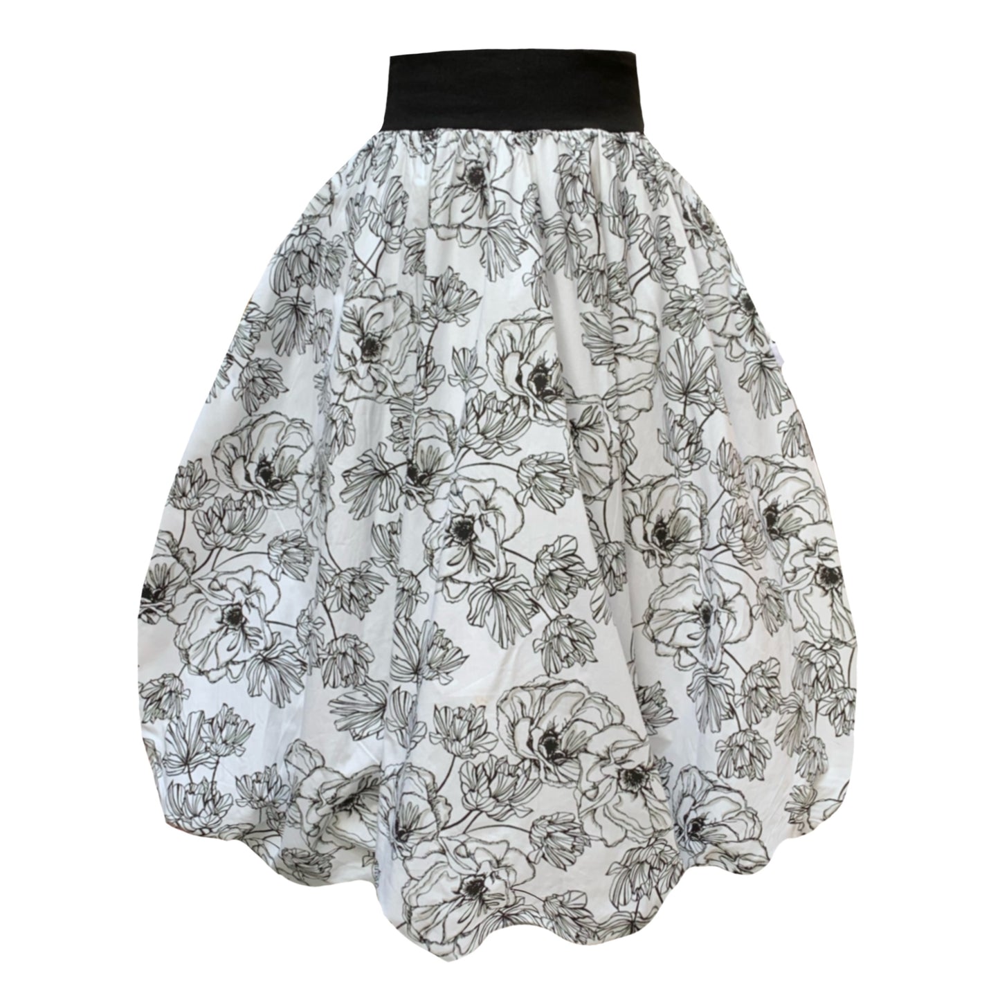 Enoki Puffball Skirt In Floral Print