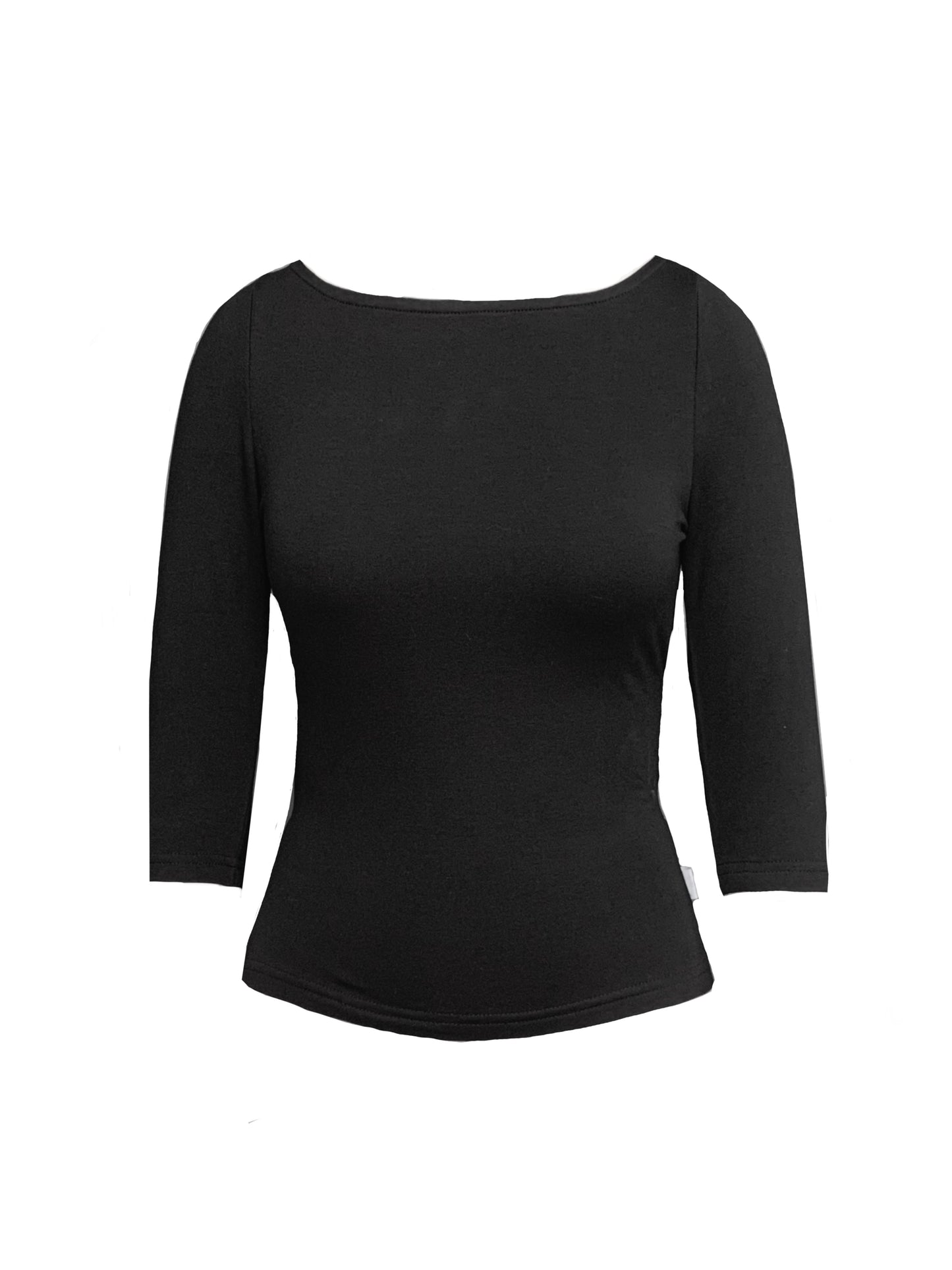 Primrose Top With Bow In Black