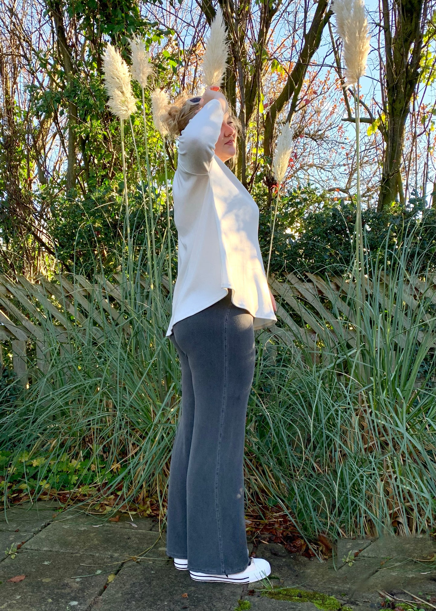Timeless Top with 3/4 Sleeves In Cream