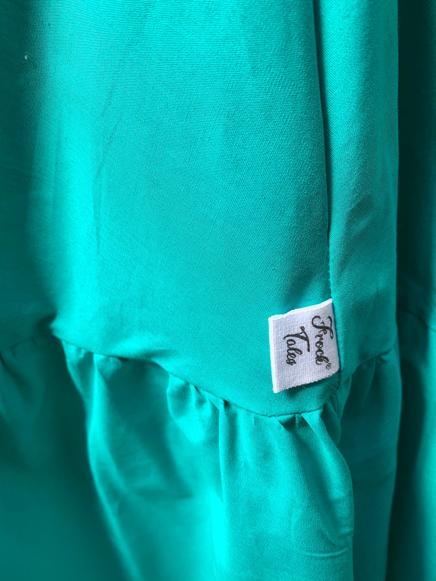 Tahiti Midi Skirt With Pockets In Aqua Awe