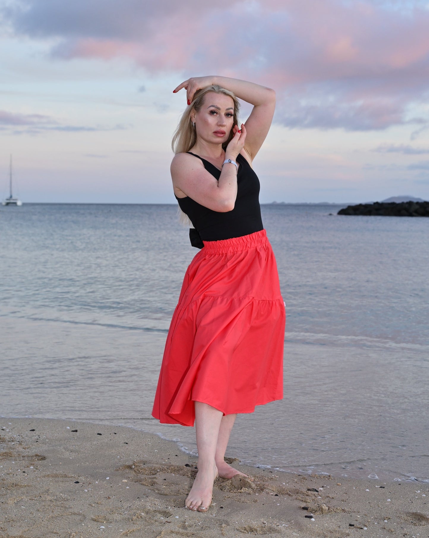 Chanterelle Top In Black