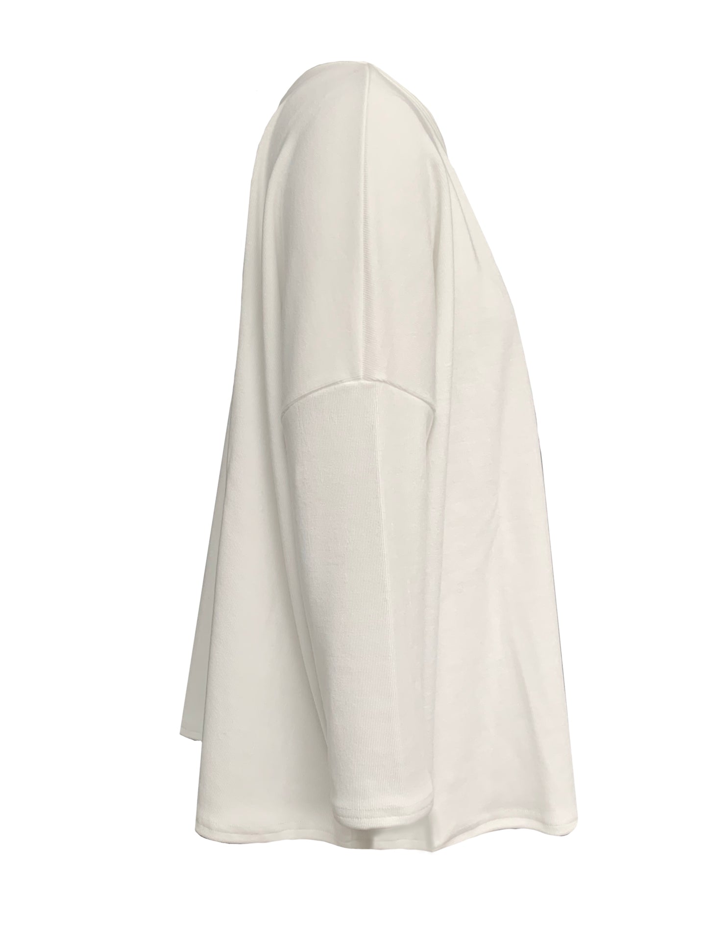 Timeless Top with 3/4 Sleeves In Cream