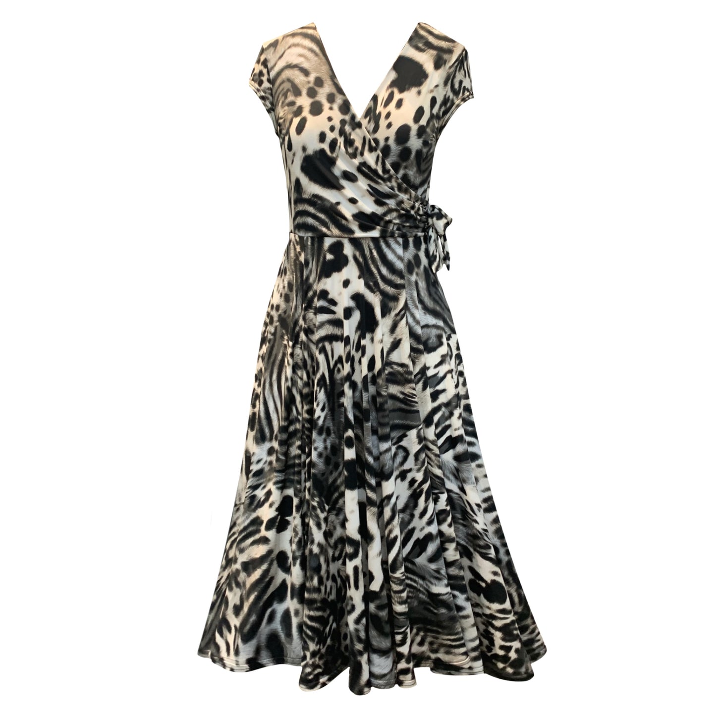 Joanie Animal Print Midi Dress