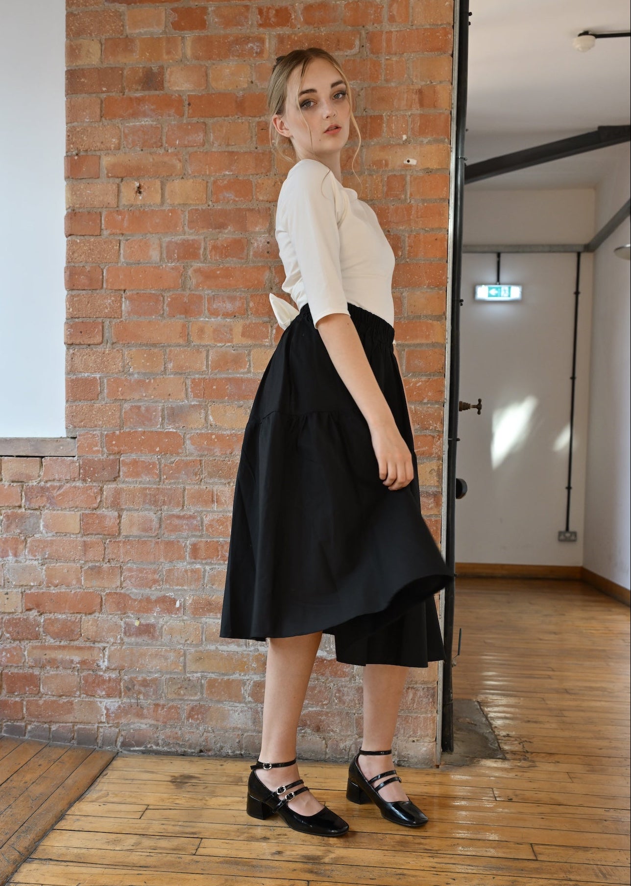 Primrose Top With Bow In Cream