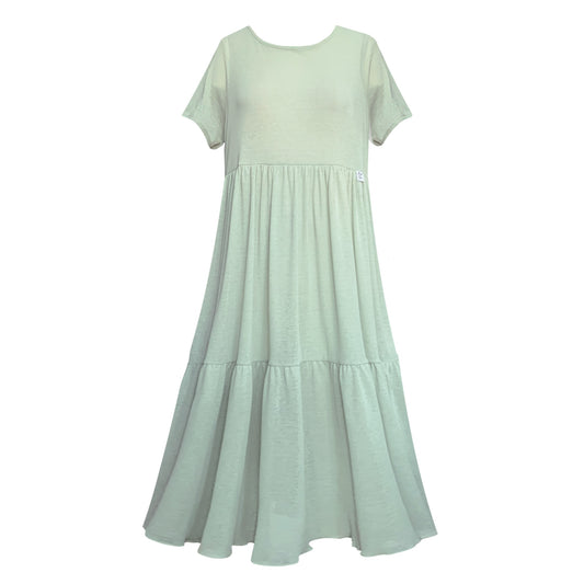 Juniper Sheer Midaxi Dress In Mint