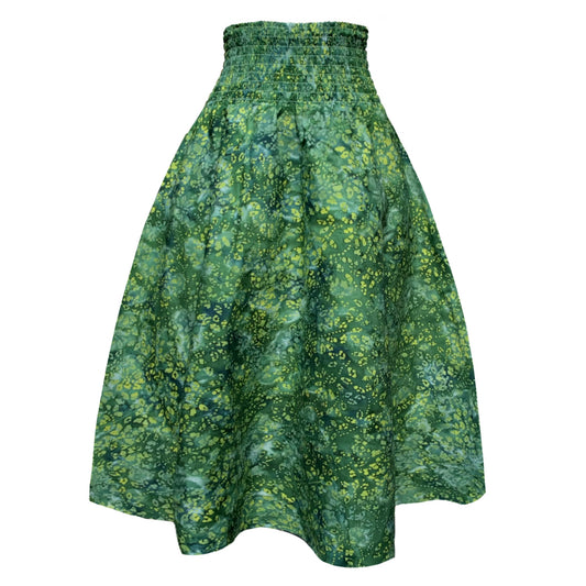 Orchid Midi Skirt In Forest Print With Pockets