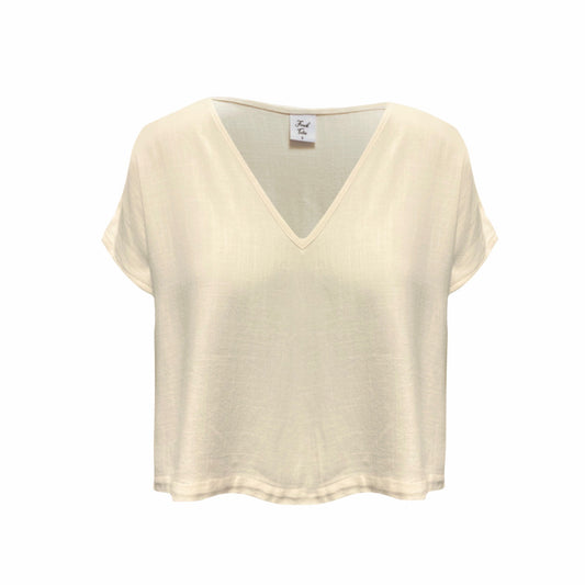Jetty Top In Cream