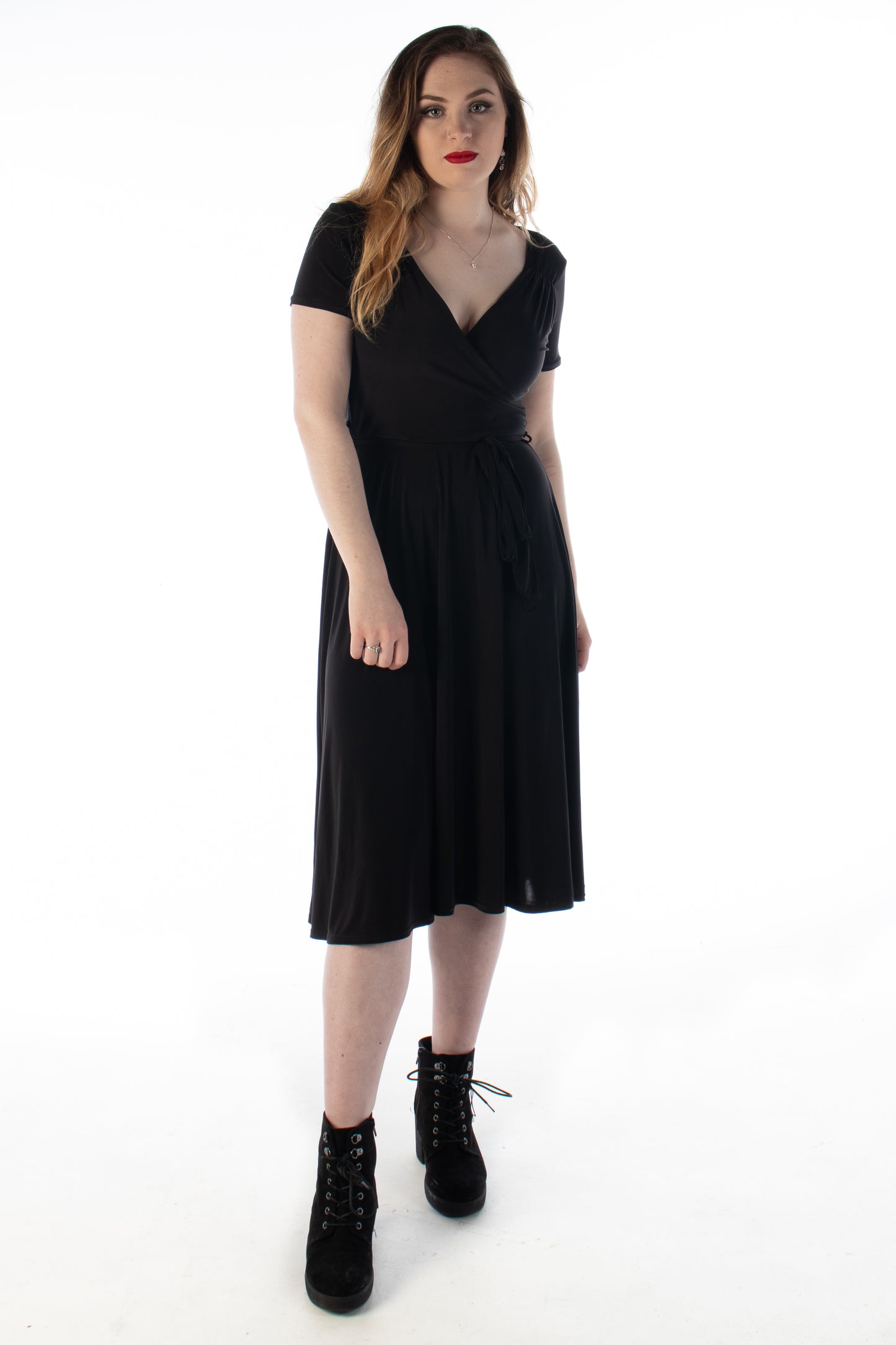 Shelley Midi Dress In Black