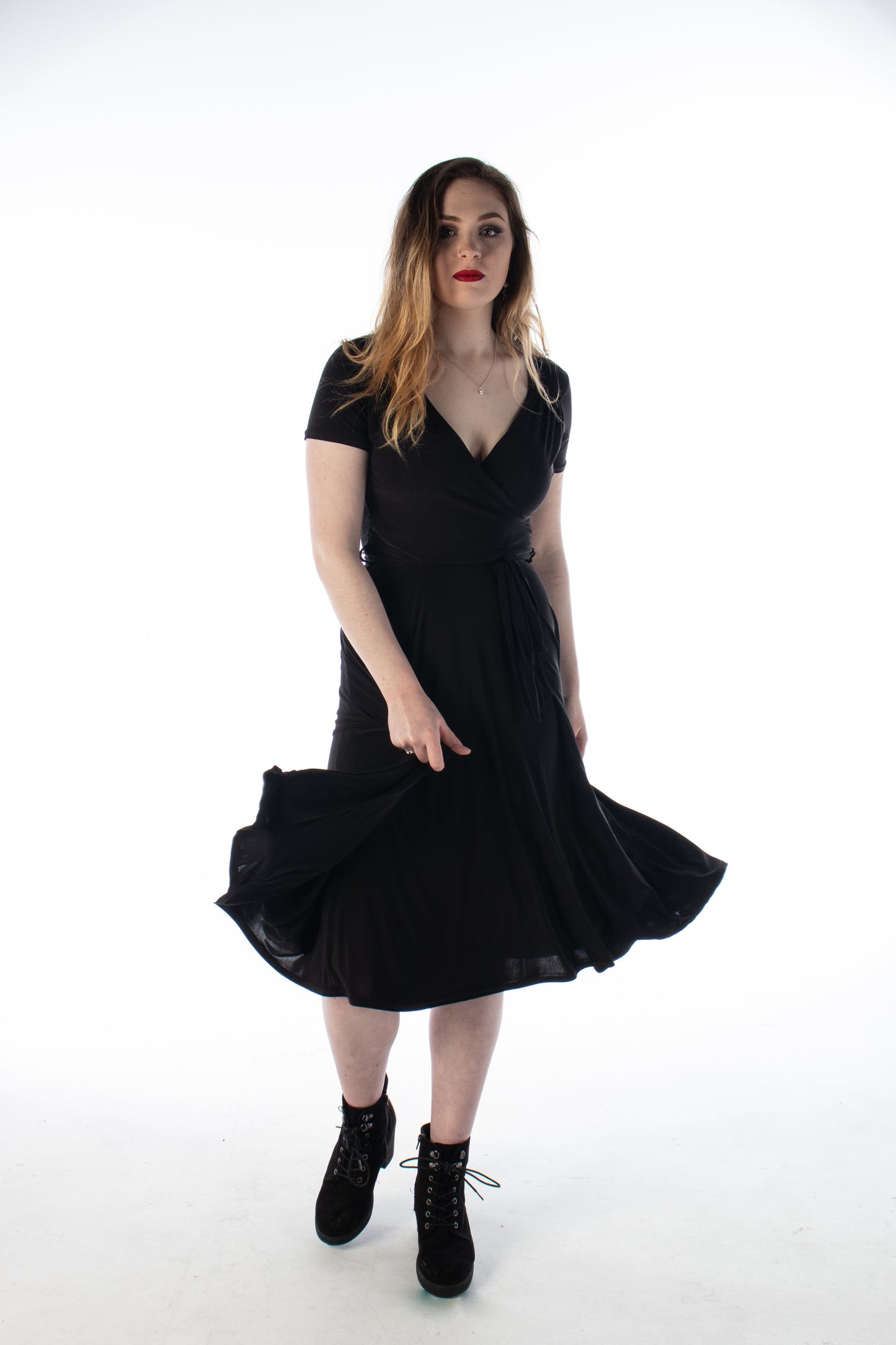 Shelley Midi Dress In Black