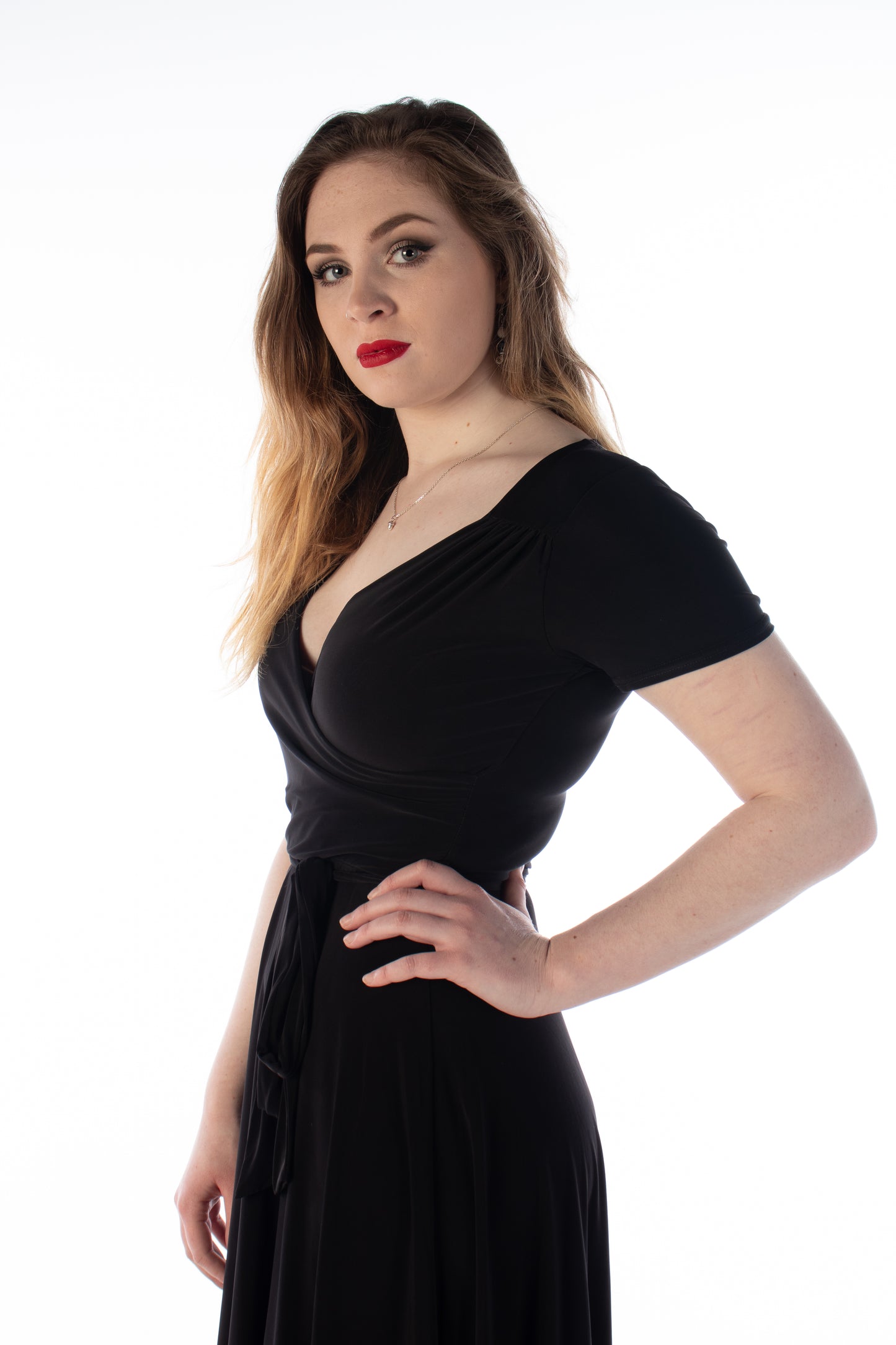 Shelley Midi Dress In Black