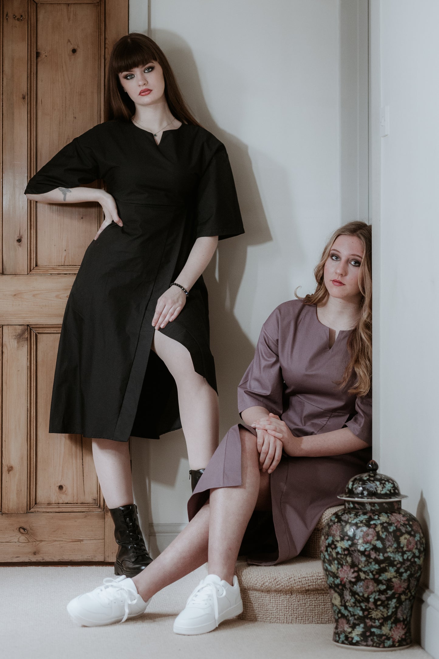 Musician Midi Dress in Black